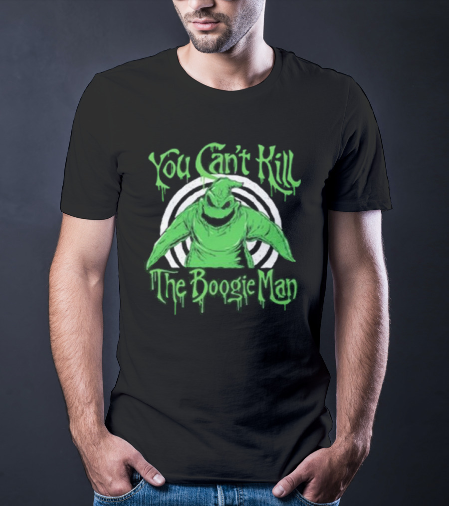 You Can’t Kill The Boogie Man Green Character Circle T-Shirt