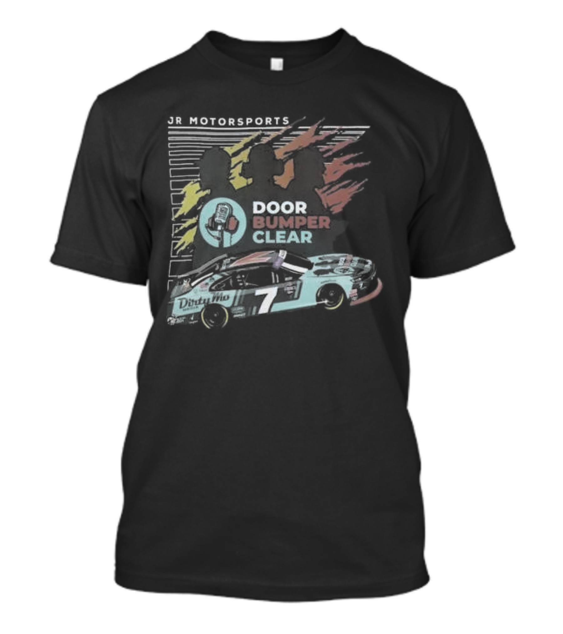 JR Motorsports Door Bumper Clear Dirty Mo Media Paint Scheme Car T-Shirt