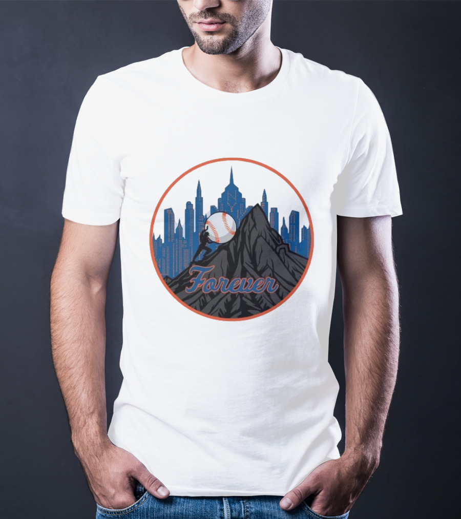 Forever New York Mets City Baseball Skyline T-Shirt