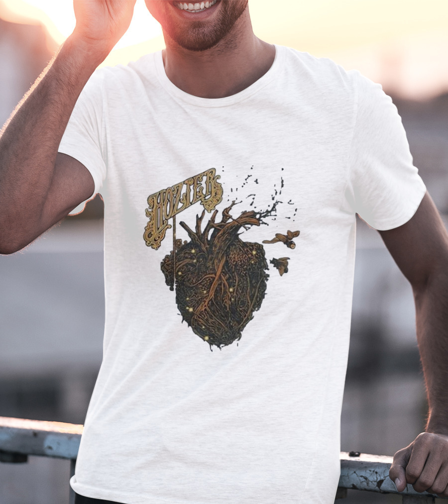 Hozier Heart And Roots Design Noblesville May 28 T-Shirt