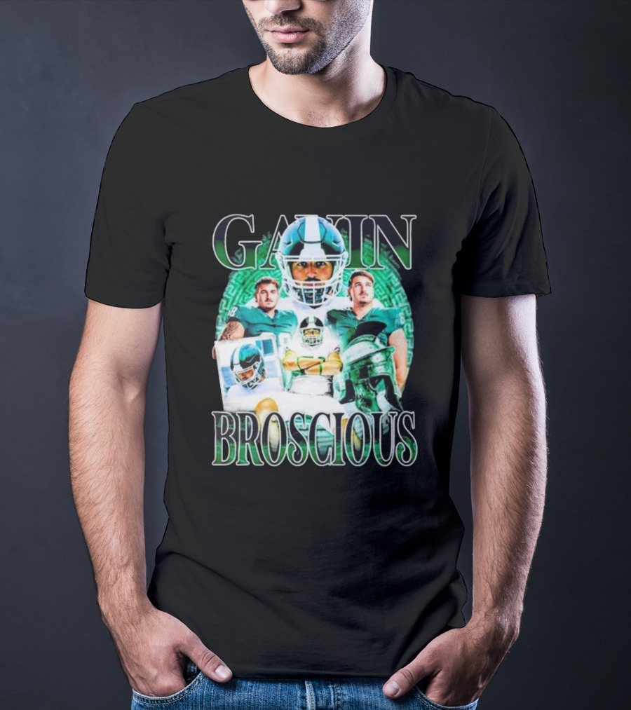 Gain Broscious Football Imagery With Players And Helmet T-Shirt