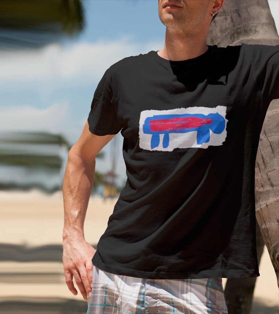 Buffalo Bills I Tried My Best Bold Abstract Buffalo T-Shirt