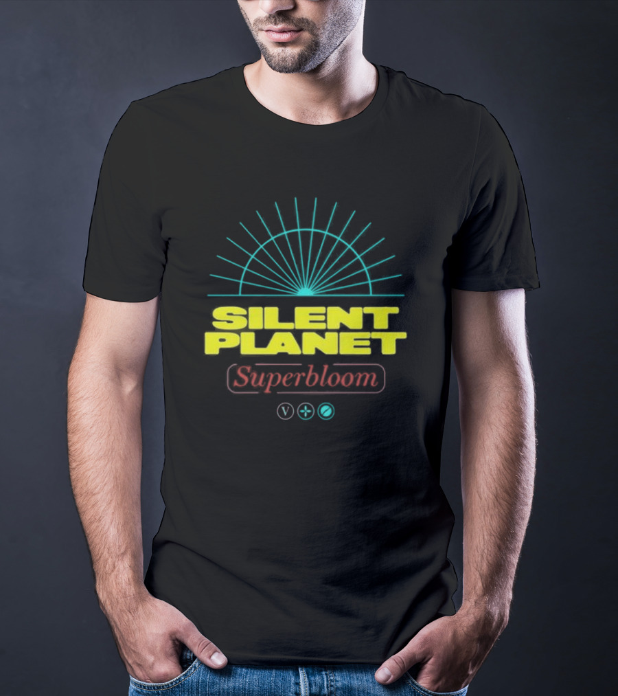 Silent Planet Superbloom Lunar Cycles Custom Windbreaker T-Shirt