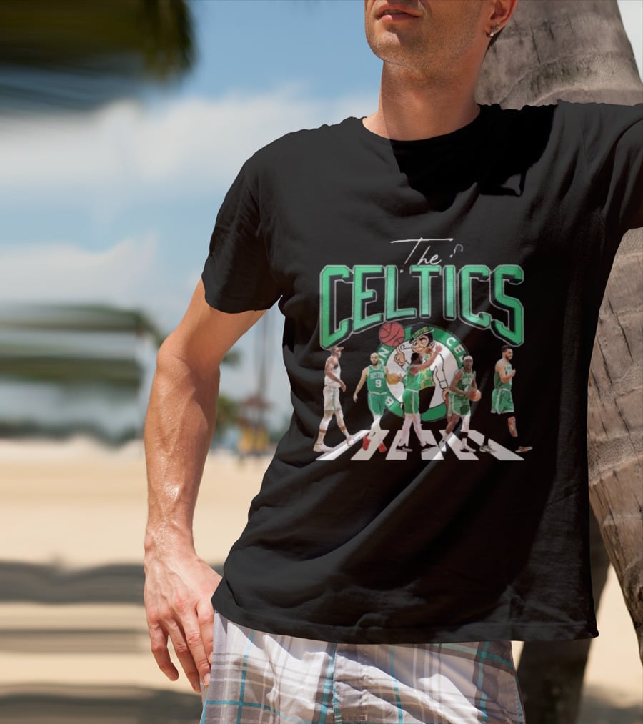 The Celtics Jrue Holiday Jayson Tatum Jaylen Brown Derrick White Al Horford Signatures Team Players T-Shirt