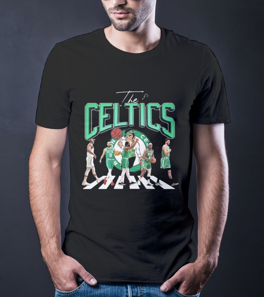 The Celtics Jrue Holiday Jayson Tatum Jaylen Brown Derrick White Al Horford Signatures Team Players T-Shirt