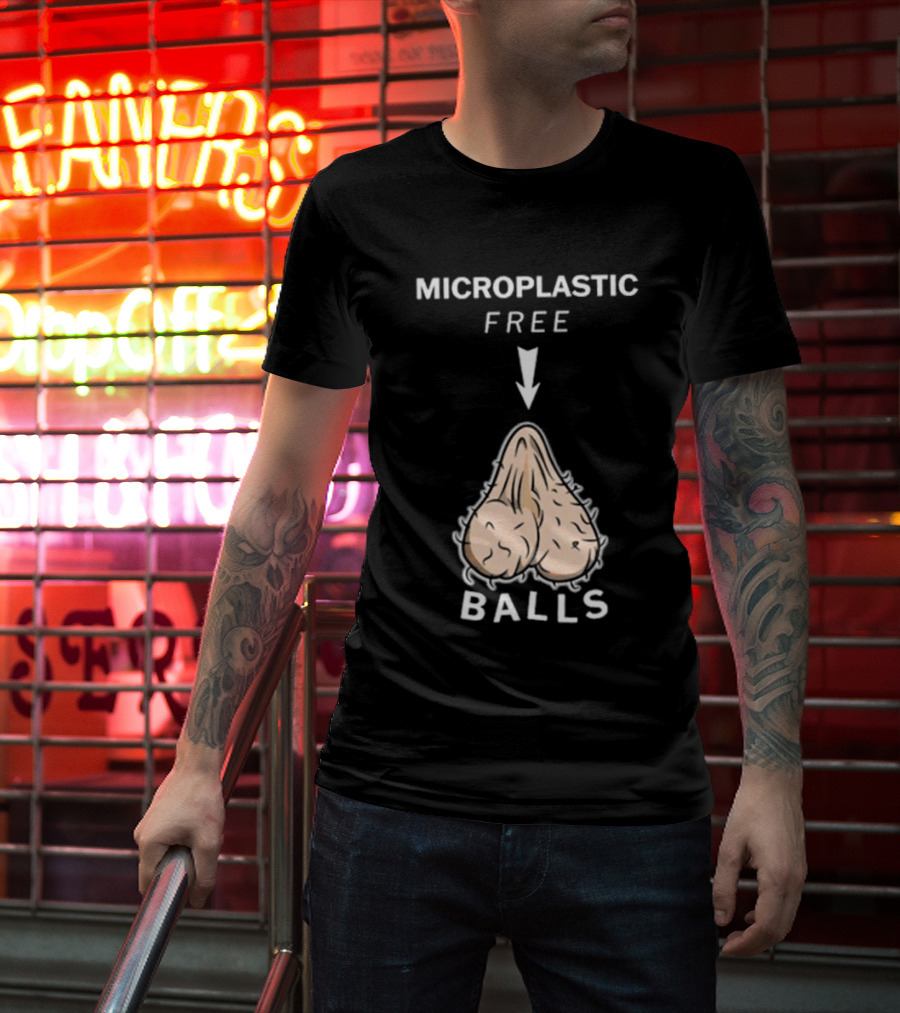 Luke Rudkowski Microplastic Free Balls T-Shirt