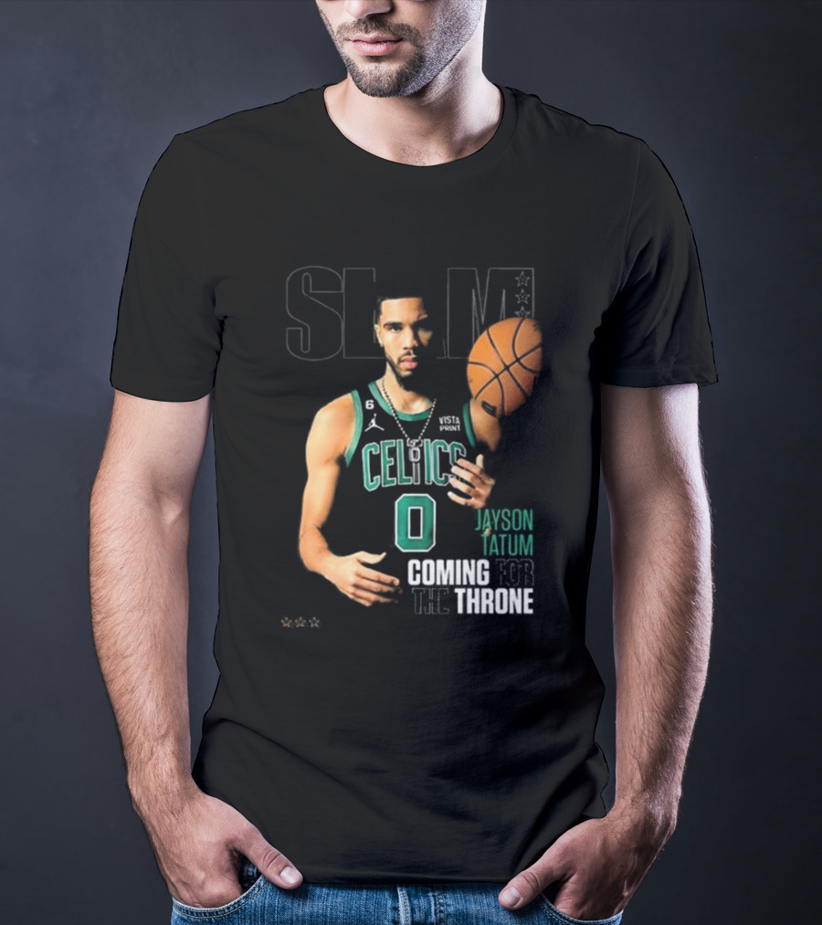 Slam Jayson Tatum Celtics Coming For The Throne T-Shirt