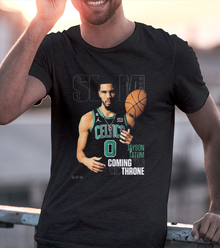 Slam Jayson Tatum Celtics Coming For The Throne T-Shirt