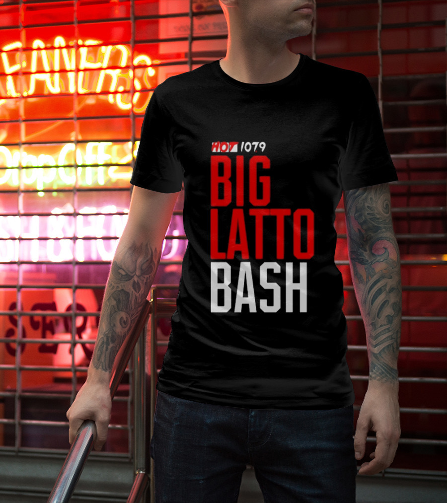 Hot 1079 Big Latto Bash Event Promotion T-Shirt