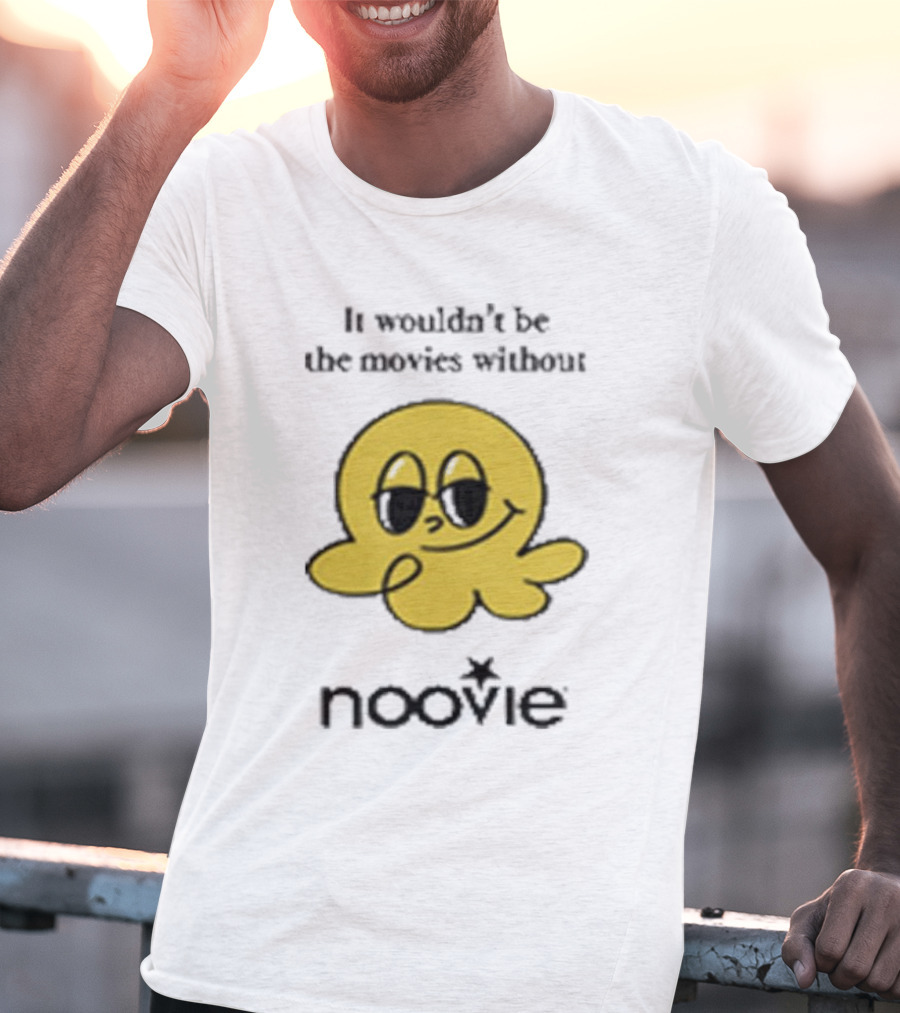 It Wouldn’t Be The Movies Without Noovie Iconic Yellow Mascot T-Shirt