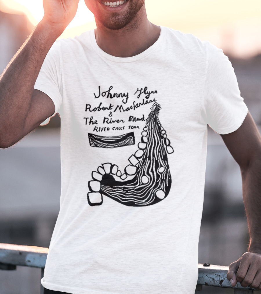 Johnny Flynn Robert Macfarlane And The River Band River Calls Tour T-Shirt