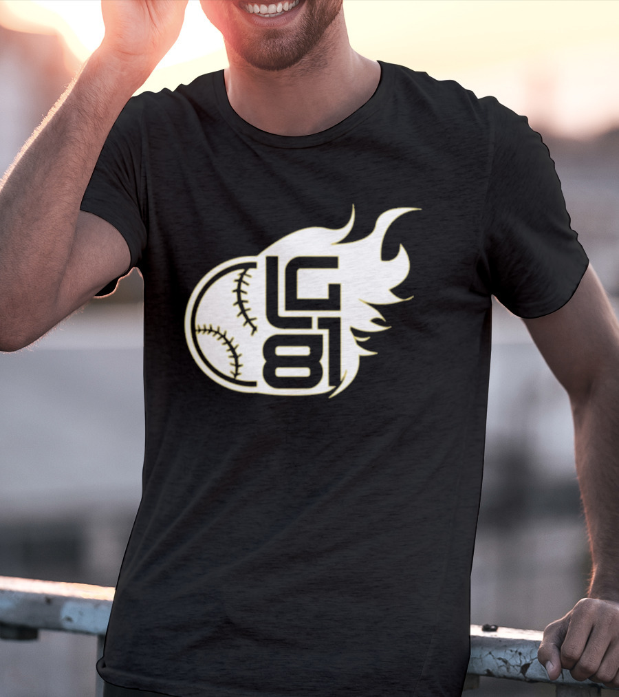 Jeff Passan Luis Gil LG 81 Baseball Flame T-Shirt
