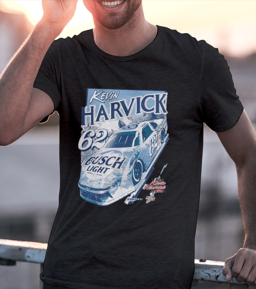 Kevin Harvick 62 Busch Light Racing Car At 5 Flags Speedway June 28 T-Shirt