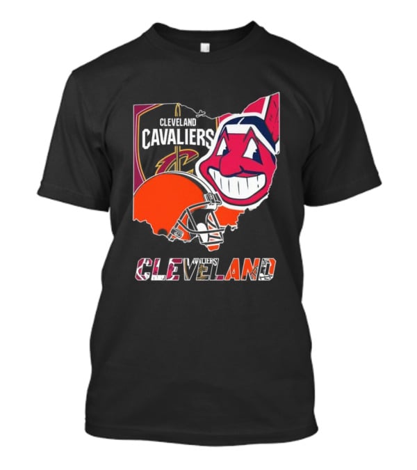 Cleveland Cavaliers Browns Indians Sports Team T-Shirt