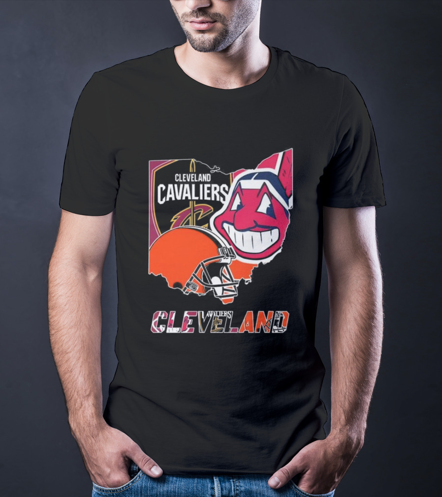 Cleveland Cavaliers Browns Indians Sports Team T-Shirt