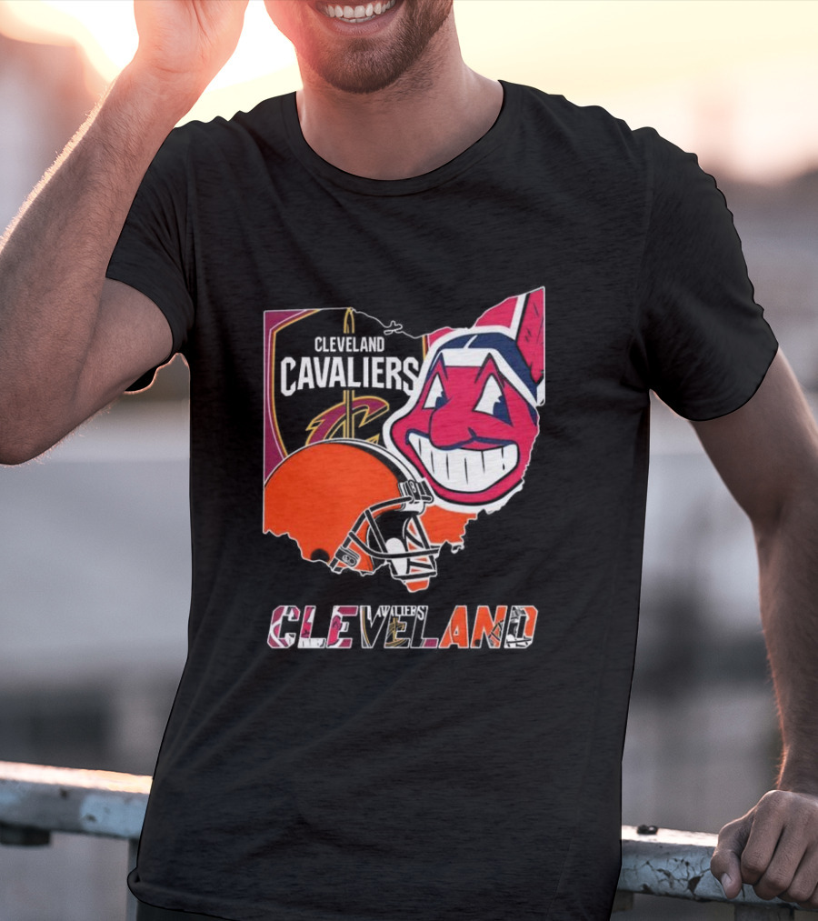 Cleveland Cavaliers Browns Indians Sports Team T-Shirt