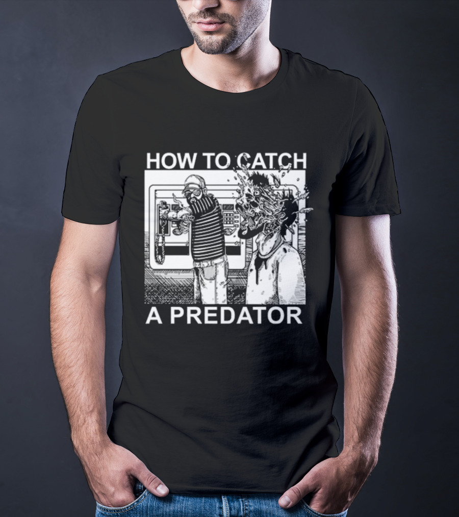 Gary Plauche How To Catch A Predator Graphic Comic T-Shirt