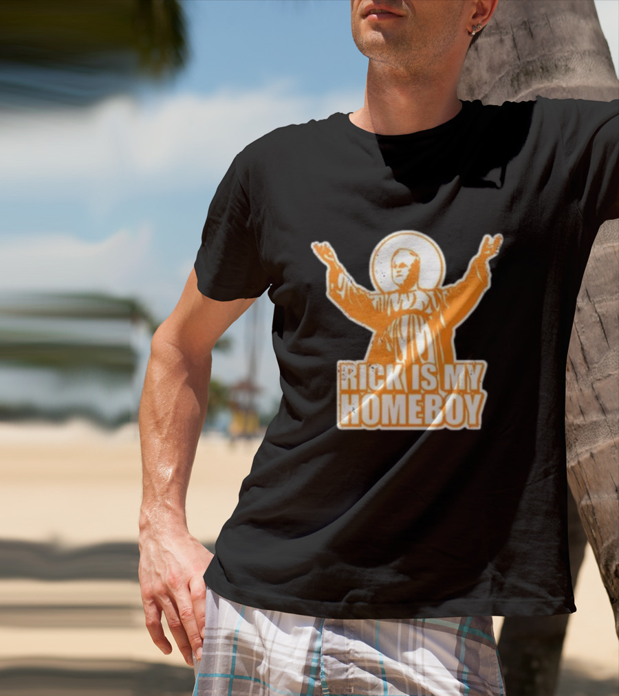 Knoxville Johnny Rick Is My Homeboy Orange T-Shirt