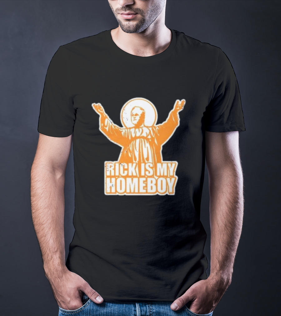 Knoxville Johnny Rick Is My Homeboy Orange T-Shirt