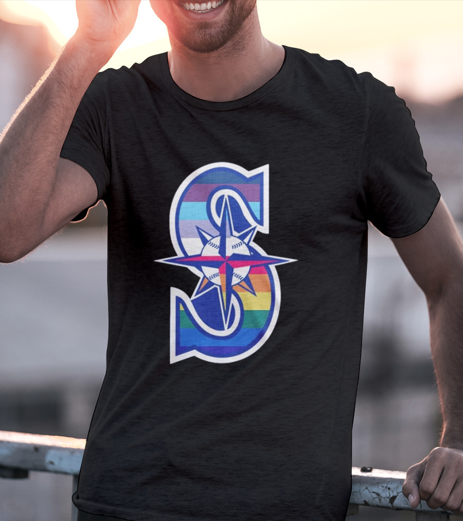 Mariners Pride Month Rainbow T-Shirt