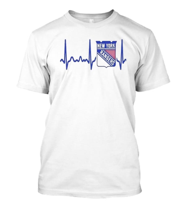 Heartbeat New York Rangers Hockey T-Shirt