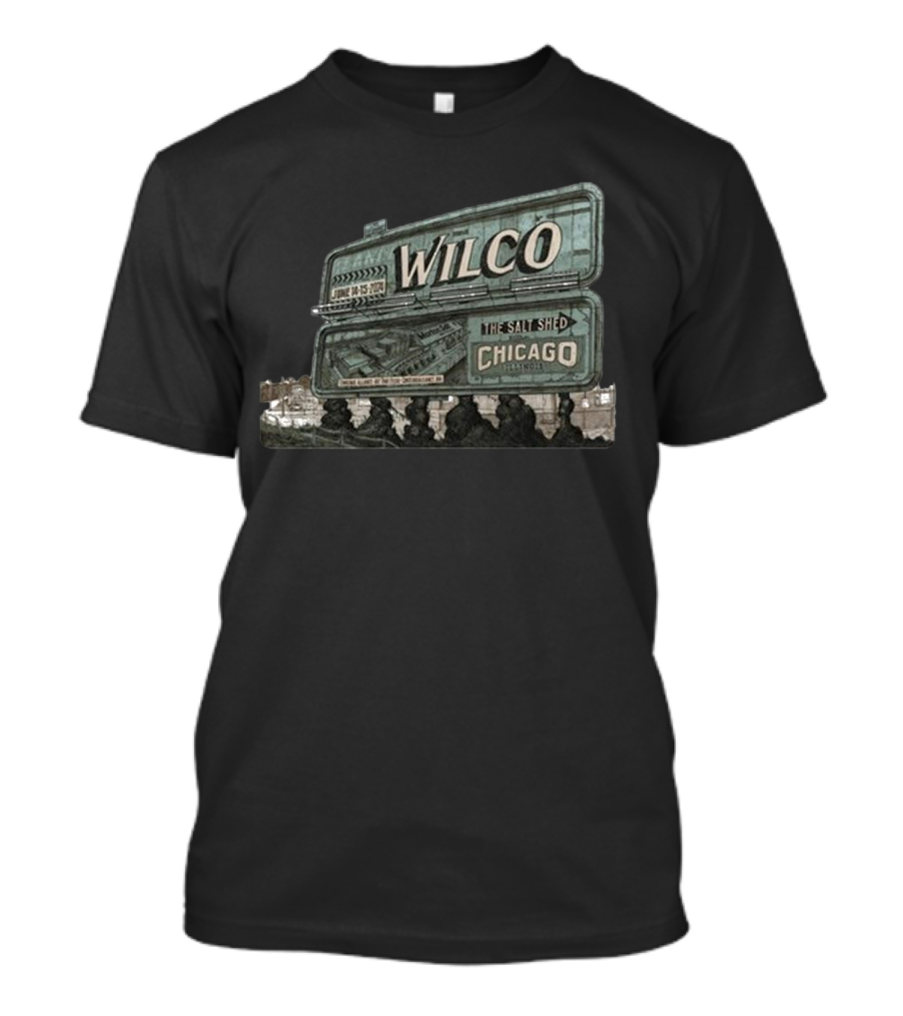 Wilco The Salt Shed Chicago June 14-15 Billboard T-Shirt