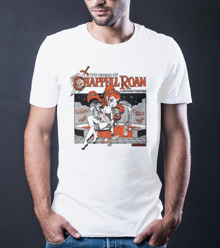 The Legend Of Chappell Roan A Midwest Princess Mysterious Enchantress Throne Scene T-Shirt