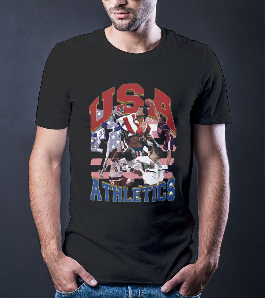USA Athletics Almost Friday Iconic Sports Moments T-Shirt