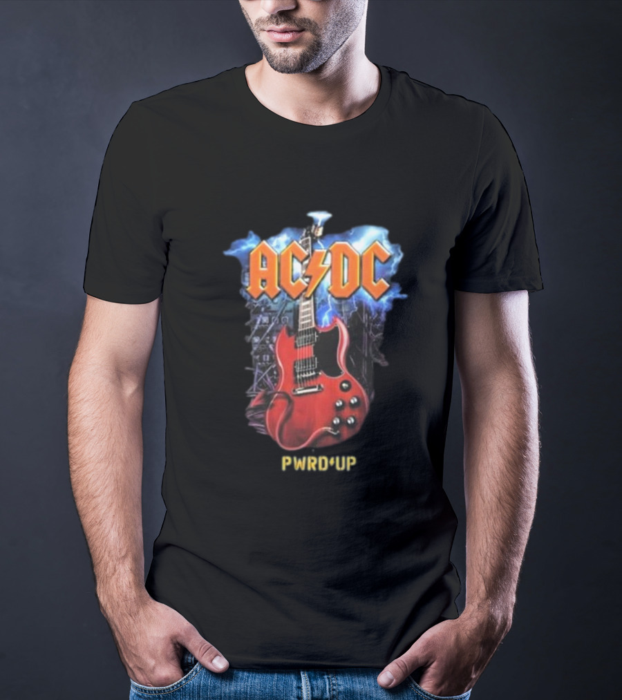 ACDC PWRD Up Angus Guitar Tour T-Shirt