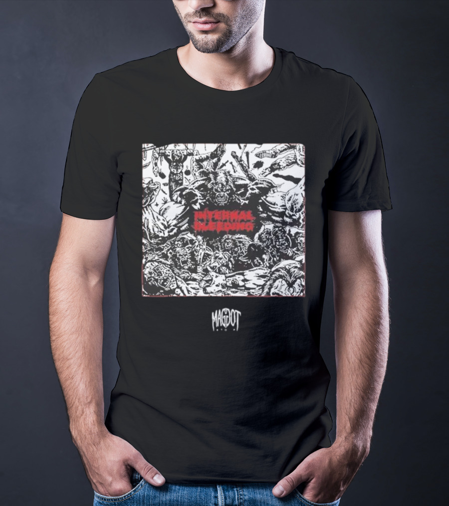 Internal Bleeding Maggot Stomp RWE Gruesome Zombie T-Shirt