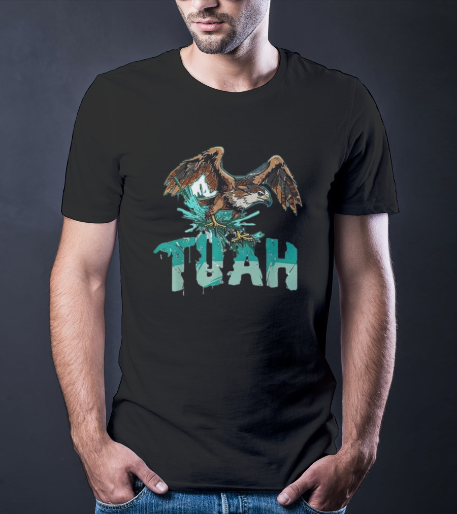 Bryce Harper Hawk Tuah With Powerful Eagle T-Shirt