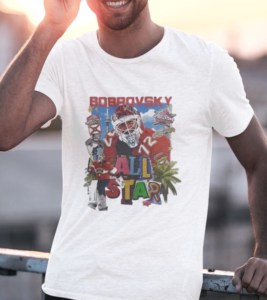 Bobrovsky All Star 72 Florida Panthers NHL T-Shirt