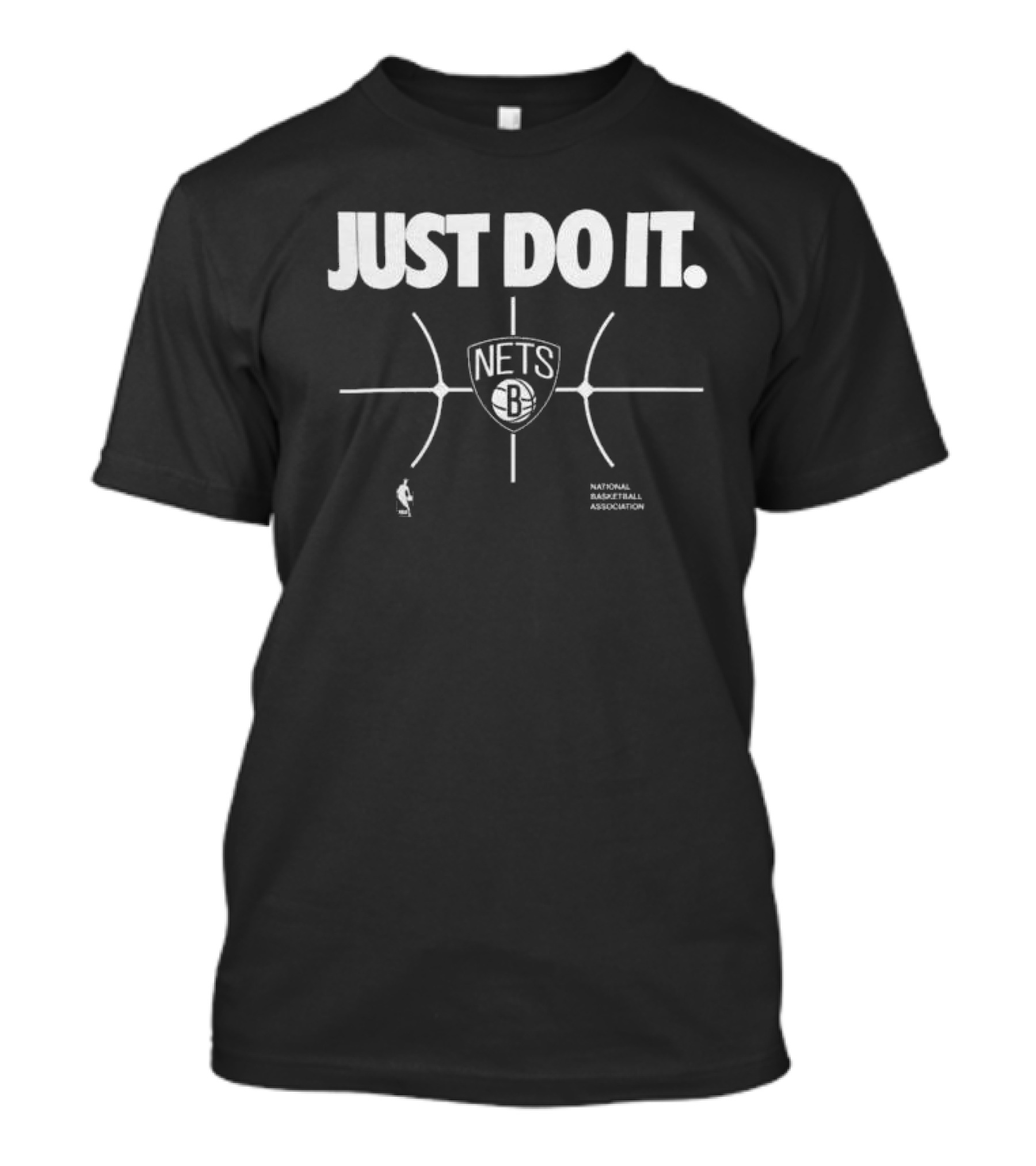 Brooklyn Nets Just Do It National Basketball Association Logo T-Shirt