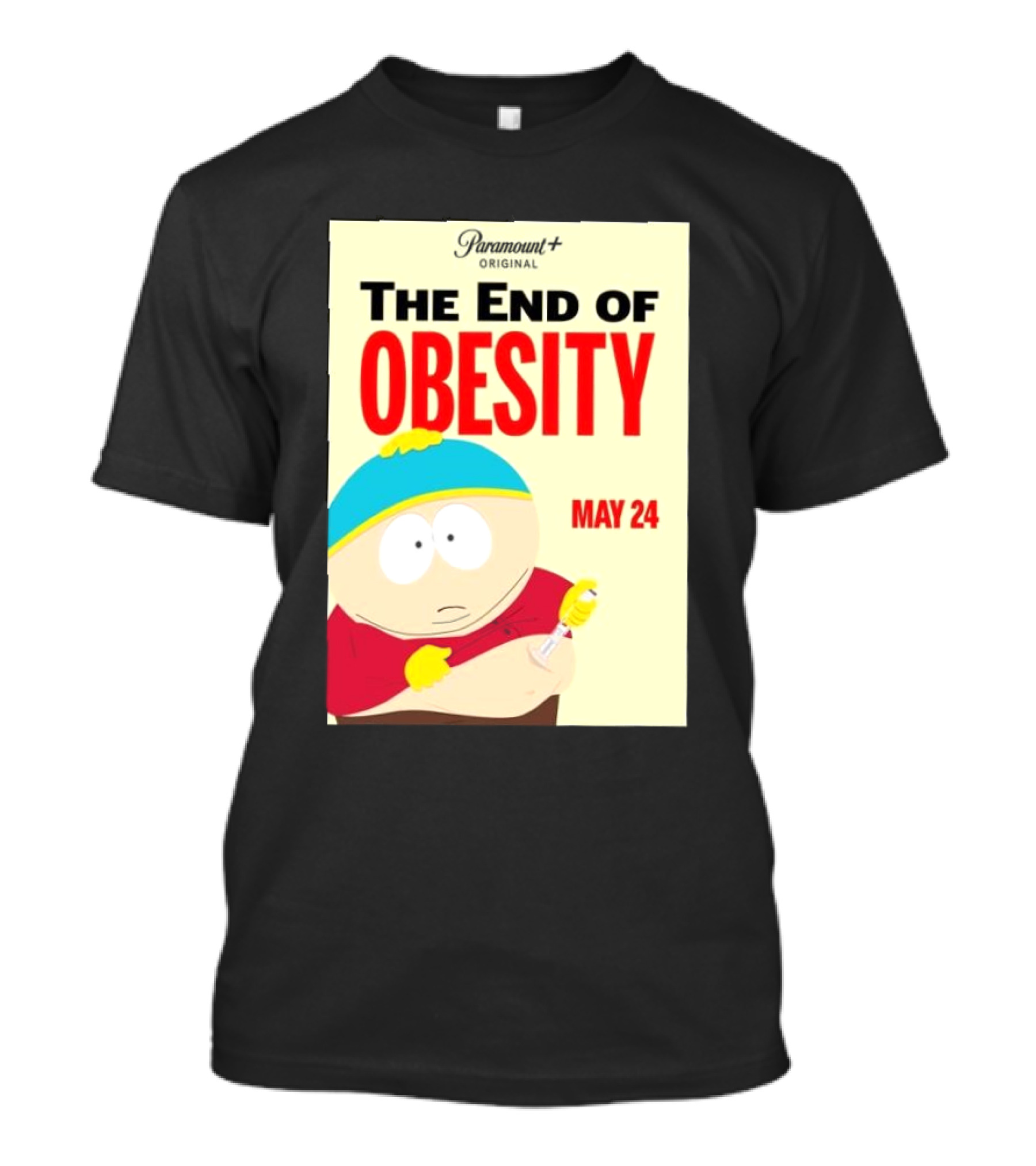Paramount Original The End Of Obesity May 24 Featuring Iconic Cartoon Character T-Shirt