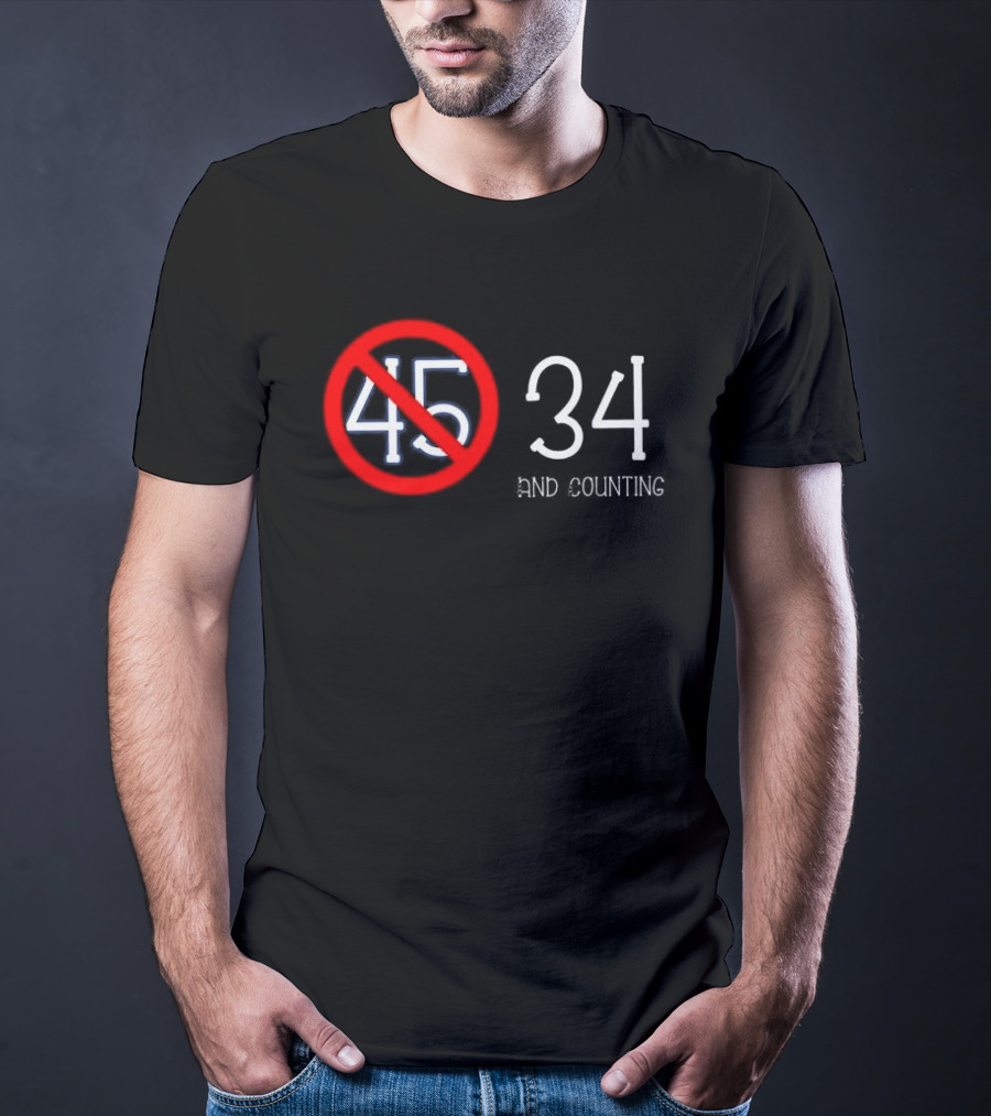 No 45 34 And Counting T-Shirt