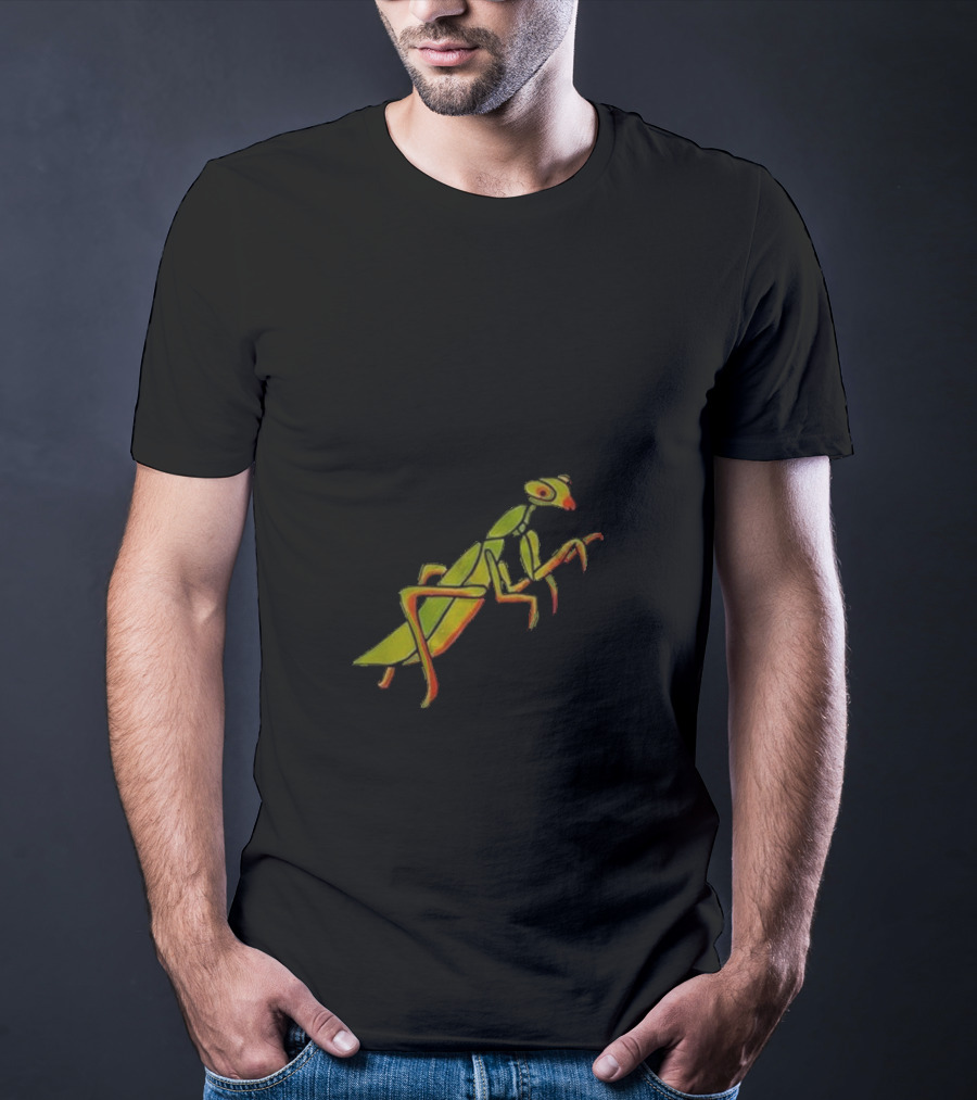 Praying For Your Stupid Ass Mantis Green MGRAY T-Shirt