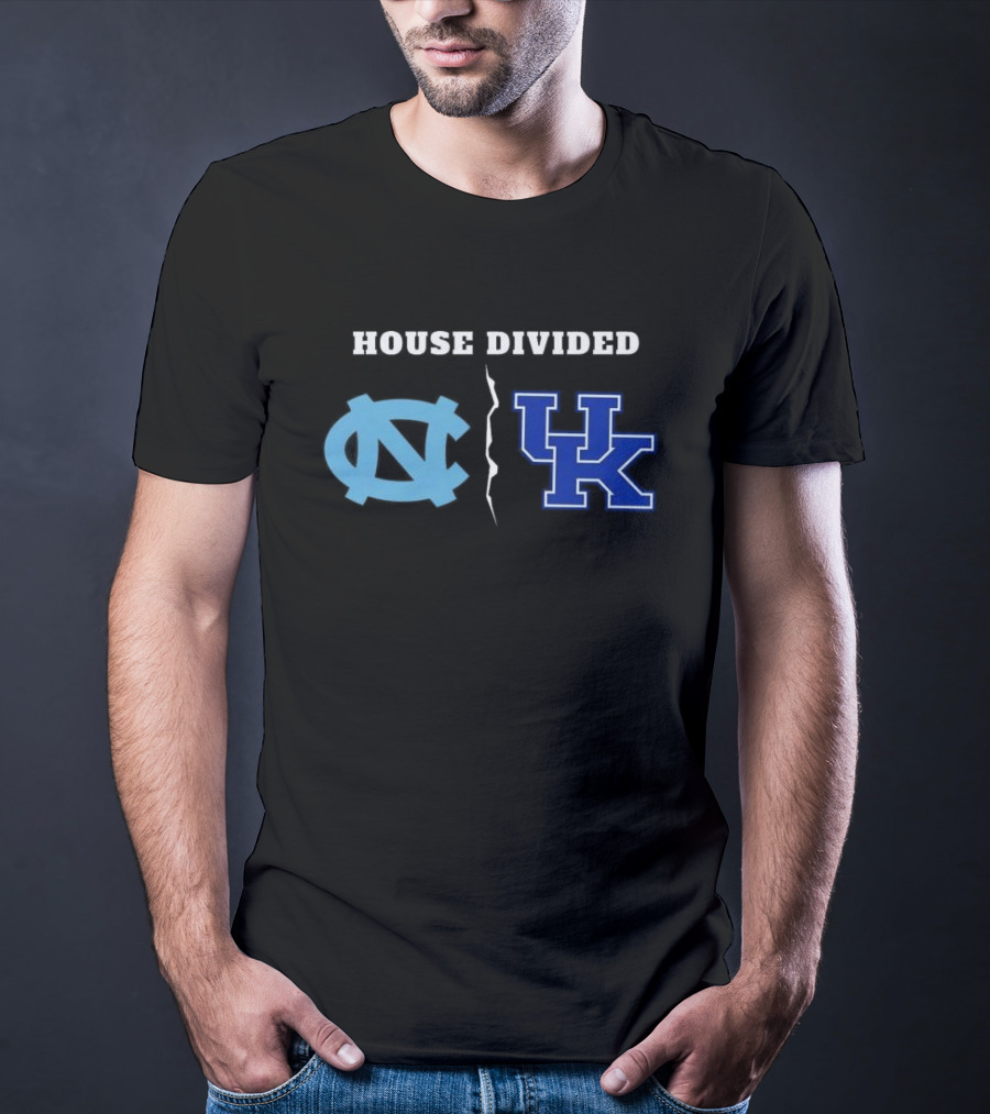 House Divided North Carolina Tar Heels Kentucky Wildcats T-Shirt