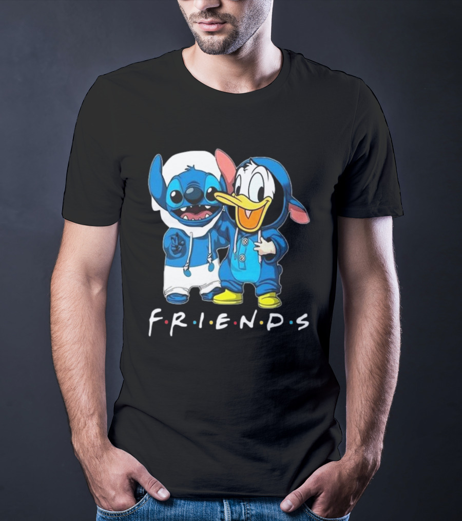 Friends Stitch And Donald Duck Disney Best Friends For Life T-Shirt