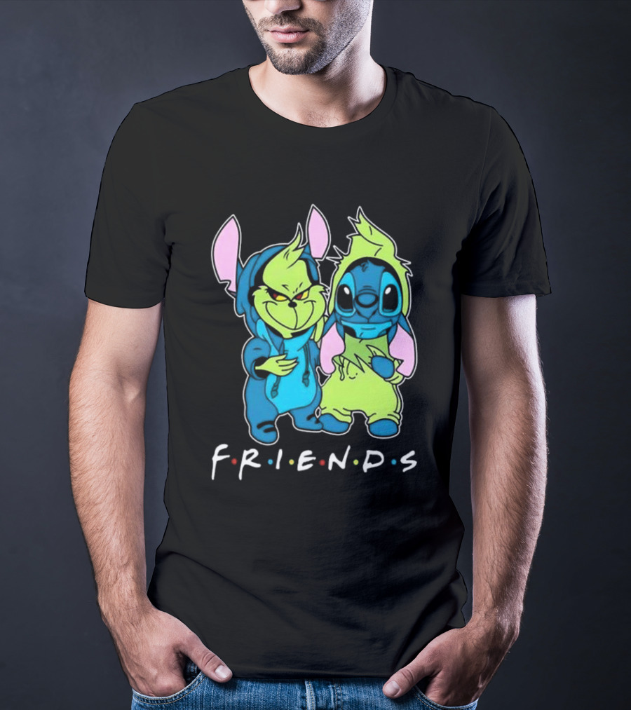 Stitch And Grinch Disney Friends Best Friends For Life T-Shirt