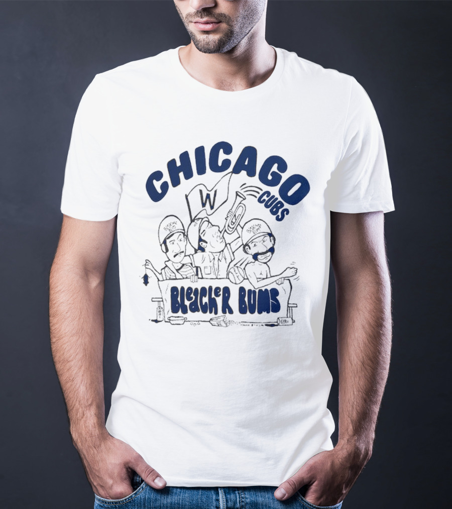 Chicago Cubs Bleacher Bums Tri-Blend T-Shirt