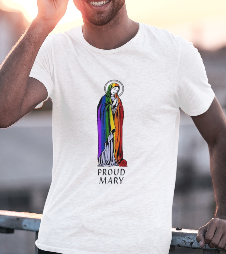 Proud Mary With Rainbow Pride Flag Colors T-Shirt