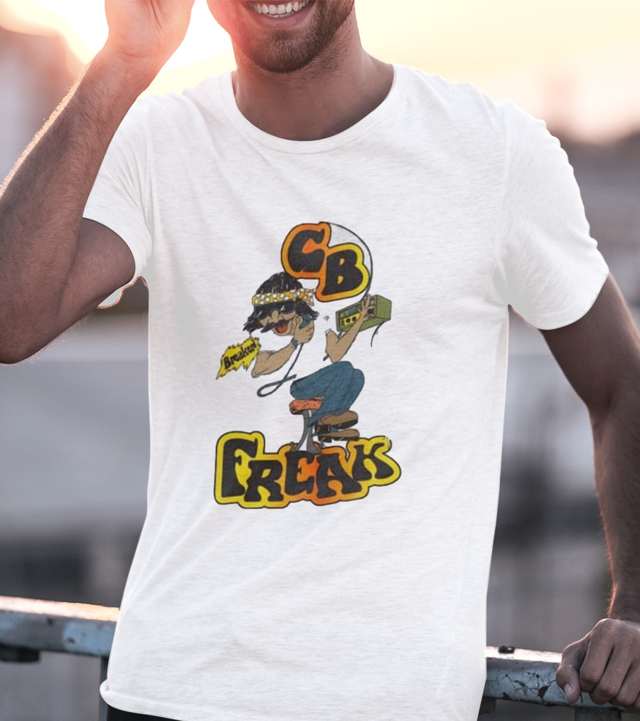 CB FREAK Breaker Trucker CB Radio Enthusiast T-Shirt