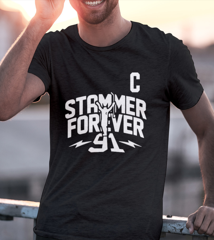 Stammer Forever 91 Hockey Captain Tribute Thank You Stammer T-Shirt