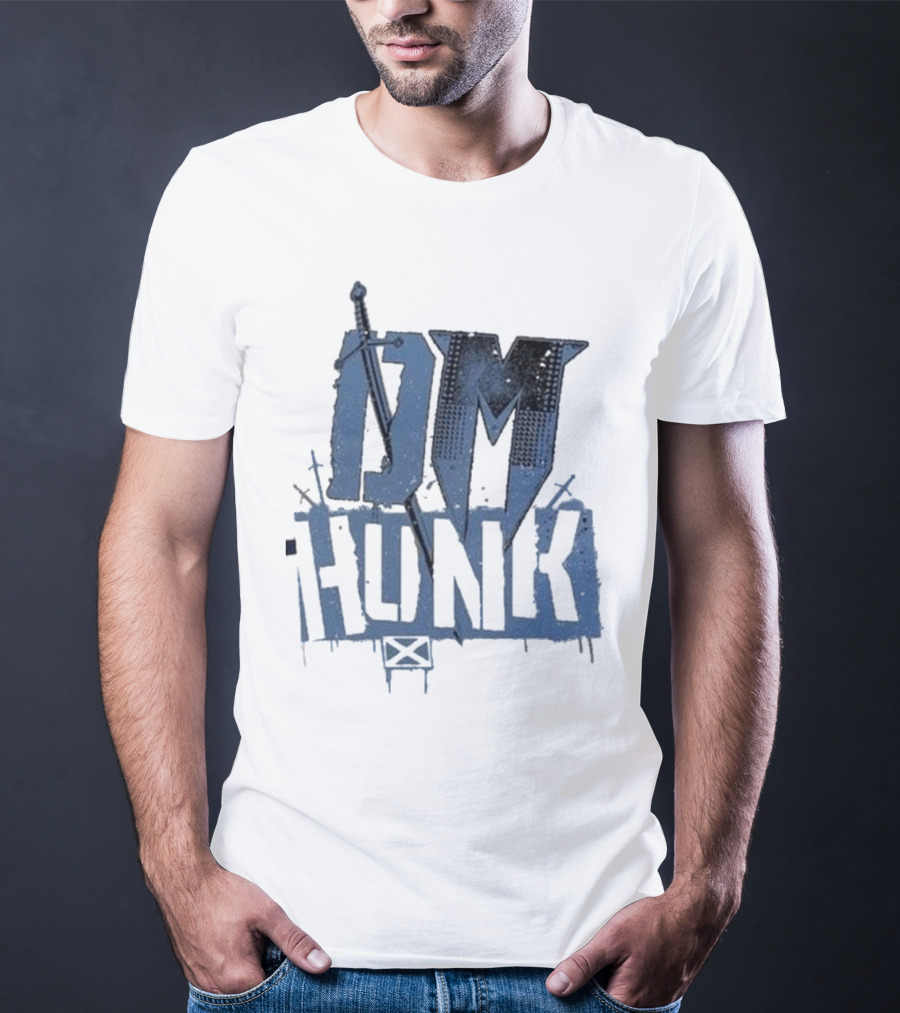 DM Hunk Sword Elements Drew Mcintyre Ringer T-Shirt