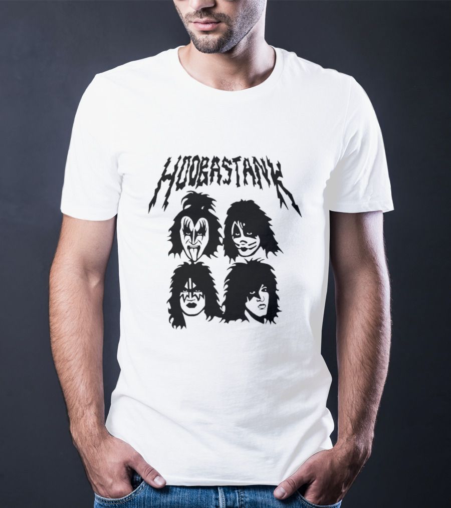 Hoobastank Meets Kiss Makeup Rock T-Shirt