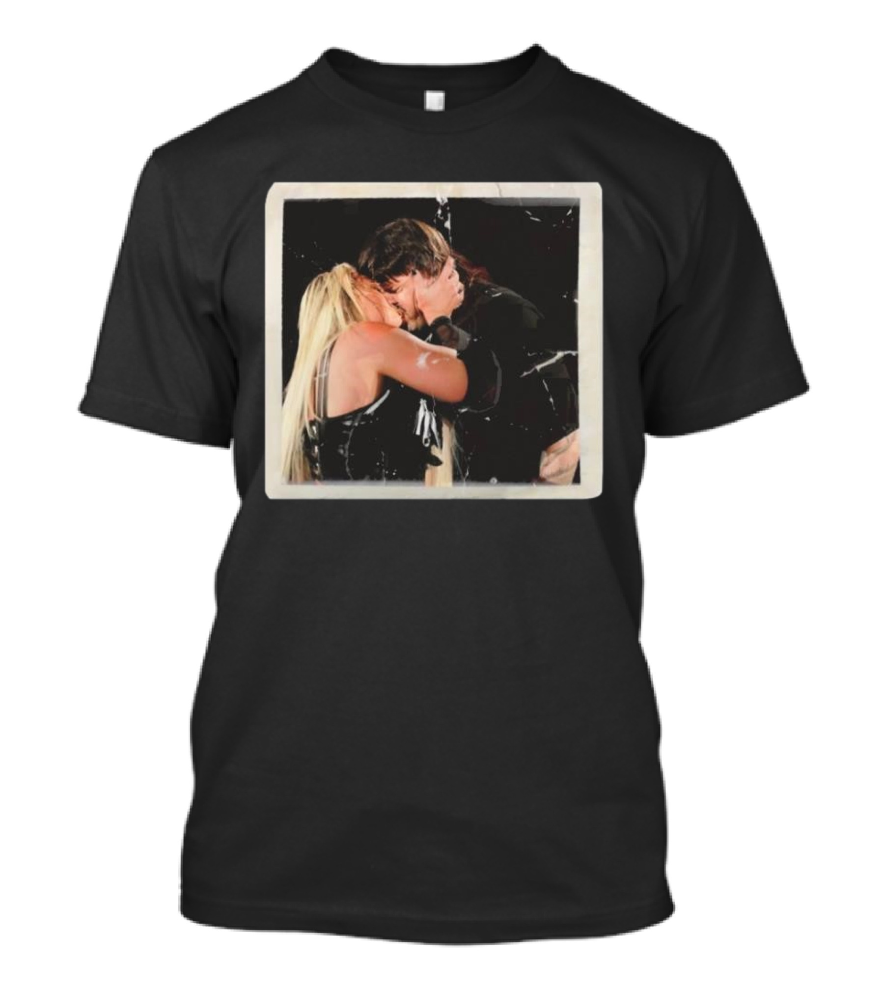 Liv Morgan Dominik Mysterio Candid Kiss Moment T-Shirt