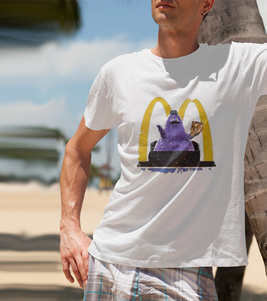 New York Mets The Grimace McDonald's Baseball Crossover T-Shirt