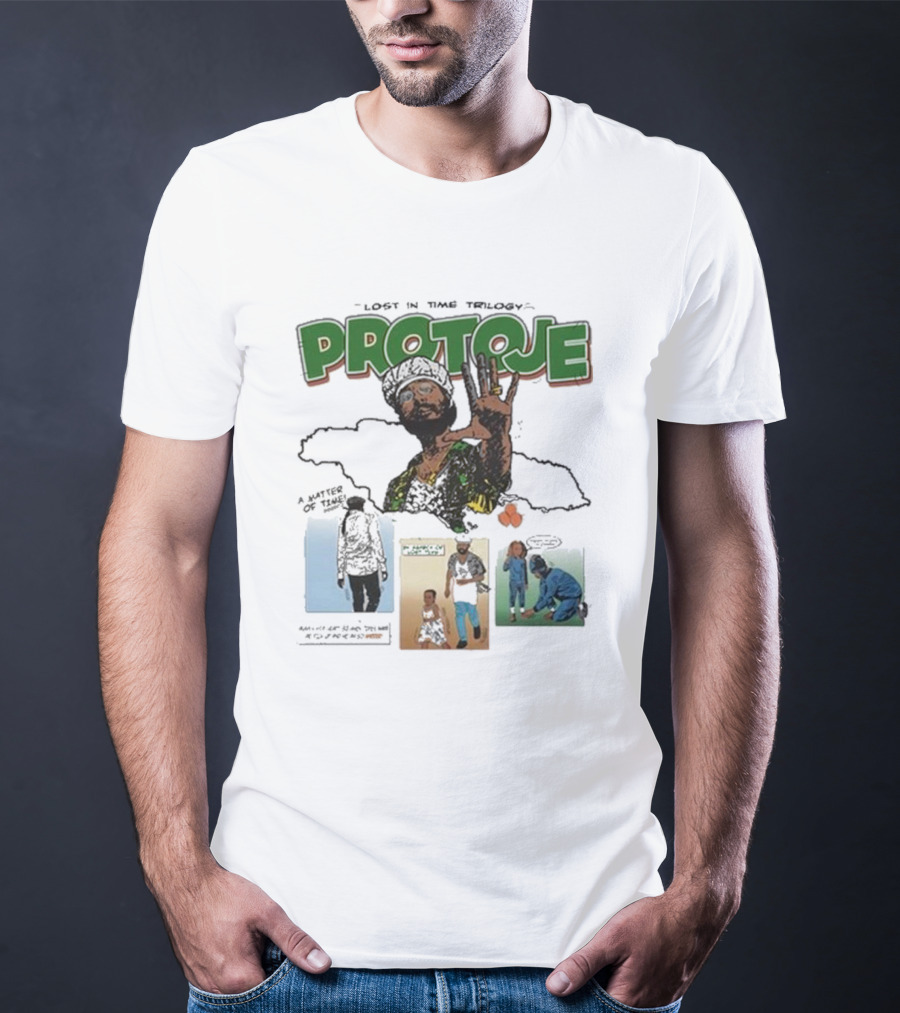 Protoje Lost In Time Trilogy Reggae Series Imagery And Covers T-Shirt