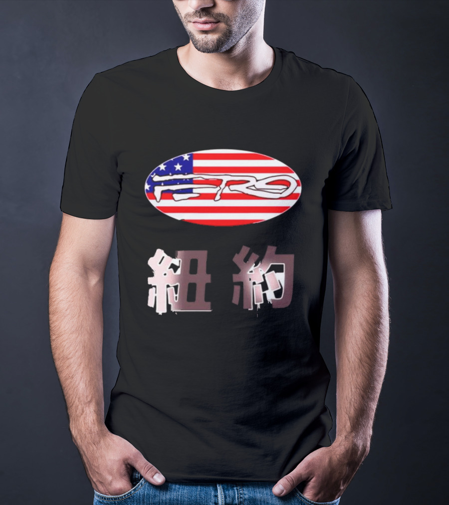 Awake NY Ferg American Flag Oval Logo T-Shirt