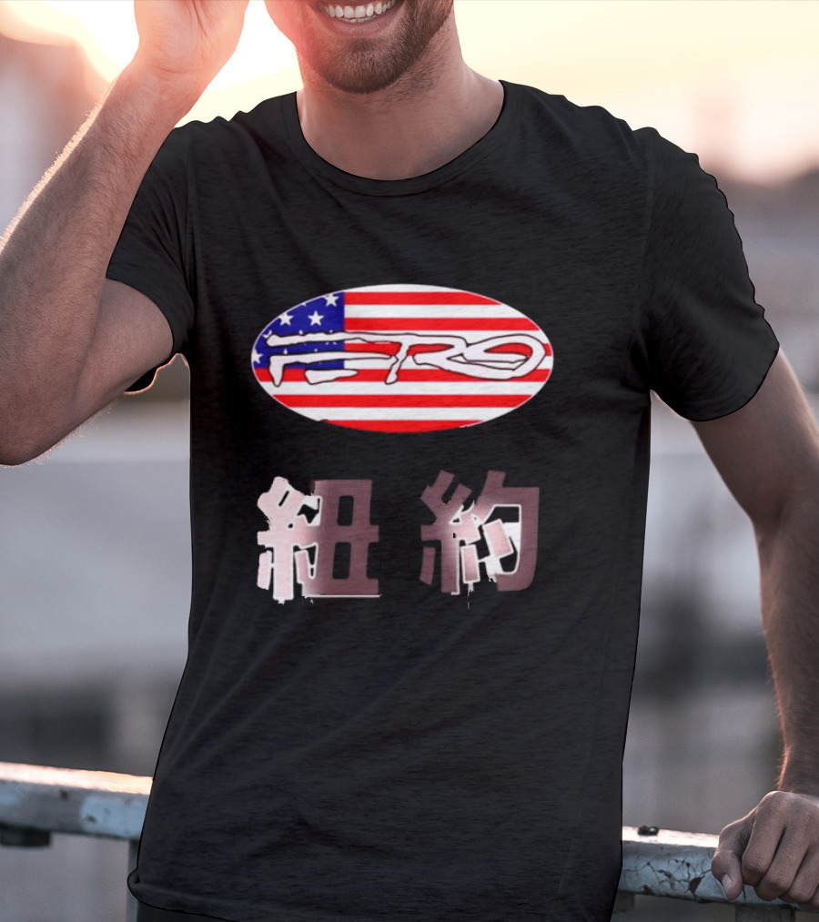 Awake NY Ferg American Flag Oval Logo T-Shirt